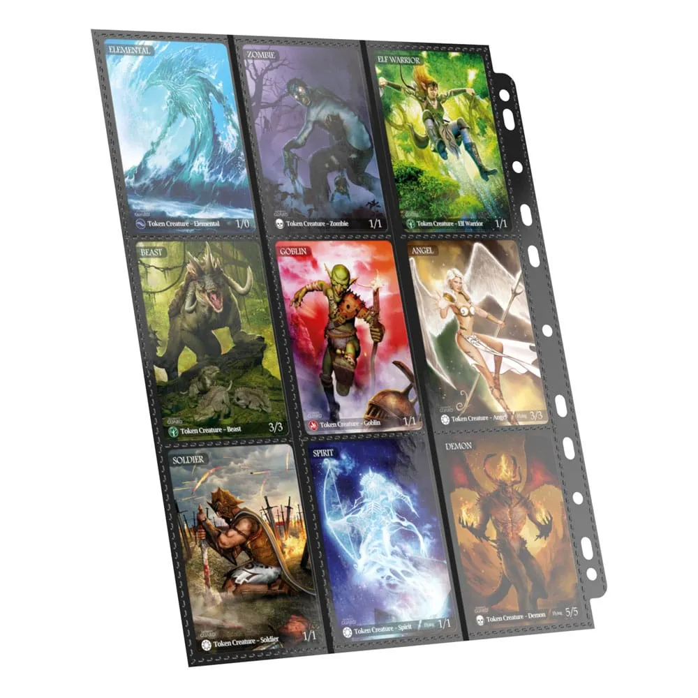 Ultimate Guard 18-Pocket Pages Side-Loading (10 Sheets) - Black